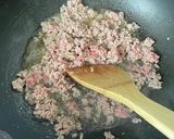 ワンパンでパパッと白菜とひき肉の春雨炒め作り方2写真