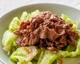 【楽めし】焼き肉キャベツ作り方3写真