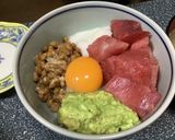 我が家の丼　ばくだん丼作り方4写真