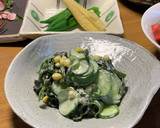 コーンとワカメと胡瓜のマヨ和え作り方4写真