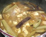 かんたんマーボ豆腐丼　～ナス入り作り方9写真