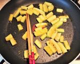 オバケズッキーニで☀️高原グリーンパスタ作り方5写真