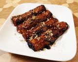 市販のタレを活用☆魚肉ソーセージの蒲焼き作り方4写真