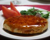鶏胸肉でふんわり照り焼きハンバーグ作り方14写真