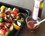 《ルビィ》で、豚バラと野菜のホットサラダ作り方1写真