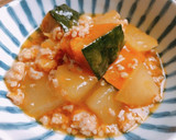 冬瓜とかぼちゃのそぼろあんかけ煮作り方11写真