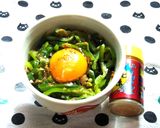我が家の丼　ぴーたま丼作り方5写真