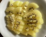キウイのカスタードクリーム春巻き作り方1写真