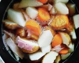 ベーコンが決めて◎味付けも楽々♪魚河岸煮作り方2写真