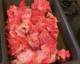 我が家の丼★山芋たっぶり甘辛牛肉丼作り方1写真