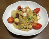 【筋肉飯】タコと夏野菜のドライカレー作り方4写真