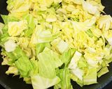 キャベツの中華風炒め作り方1写真