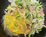 我が家の丼　ゴーヤと鶏肉作り方3写真