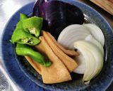 厨房ばあばぁ！残り揚げ、茄子、炊く。作り方1写真
