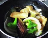 厨房ばあばぁ！残り揚げ、茄子、炊く。作り方3写真