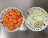 人参と玉ねぎのポタージュ作り方1写真