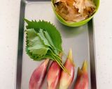 焼きみょうがのおかか盛り作り方1写真