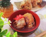じゅーしー焼きおにぎりのだし茶漬け♪作り方7写真