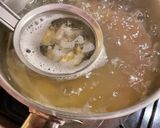貝とジェノベーゼパスタ。作り方3写真