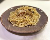 貝とジェノベーゼパスタ。作り方5写真