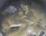 タチウオのアラで上品なだし汁作り方3写真
