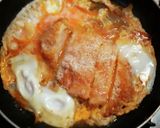 何かヘルシー？鶏カツ丼❨(@≧↺≦@)❩作り方3写真