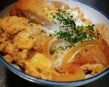 何かヘルシー？鶏カツ丼❨(@≧↺≦@)❩作り方4写真