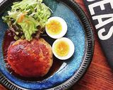 ポークハンバーグ★ハニーケチャップソース作り方4写真