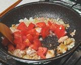 めんつゆとカレー粉でトマトカレーうどん作り方4写真