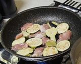 さわやかな辛みハラペーニョと夏野菜パスタ作り方3写真
