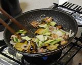 さわやかな辛みハラペーニョと夏野菜パスタ作り方4写真