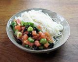トマトとオクラのぶっかけそうめん作り方6写真