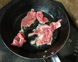 我が家の丼　簡単キノコのすき焼き風丼作り方3写真