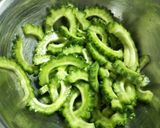 ゴーヤとベーコンの卵炒め作り方1写真