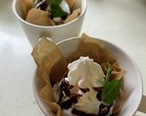 スモアのチョコミントパフェ作り方10写真