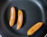 バターロールでホットドッグ作り方2写真