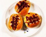 バターロールでホットドッグ作り方7写真