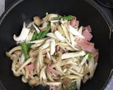 きのことアスパラのバター炒め作り方3写真
