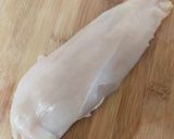 鶏むね肉の明太子焼き作り方2写真