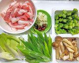 豚バラ肉とゴーヤのピリ辛甘酢炒め作り方1写真
