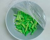 厚切りベーコンとアスパラの麺つゆマヨ炒め作り方3写真