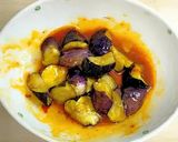 レンジで♪なすの辛味噌和え作り方4写真