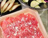 豚肉となす・みょうがの酢醤油炒め作り方1写真