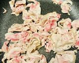 豚肉となす・みょうがの酢醤油炒め作り方2写真