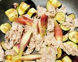 豚肉となす・みょうがの酢醤油炒め作り方4写真