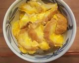 我が家の丼☆竹輪と天かすの卵とじ丼☆作り方12写真