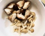 肉無豆腐茄子椎茸きな粉味噌炒味八宝菜風作り方5写真