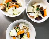 肉無豆腐茄子椎茸きな粉味噌炒味八宝菜風作り方11写真