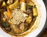 肉無豆腐茄子椎茸きな粉味噌炒味八宝菜風作り方19写真