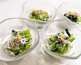 ☆小松菜と釜揚げしらすのお浸し作り方4写真